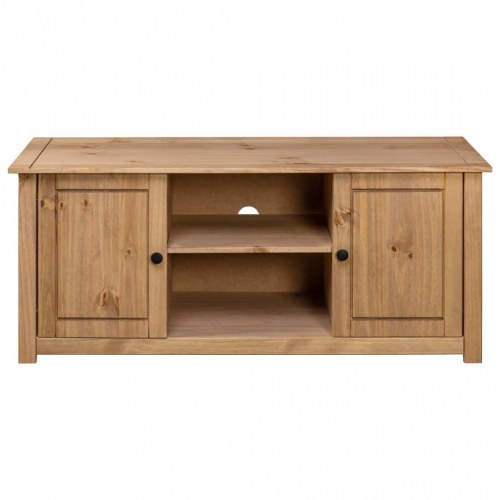 Tv-bord i massivt fyrretræ - Panama-serien 120×40×50 cm