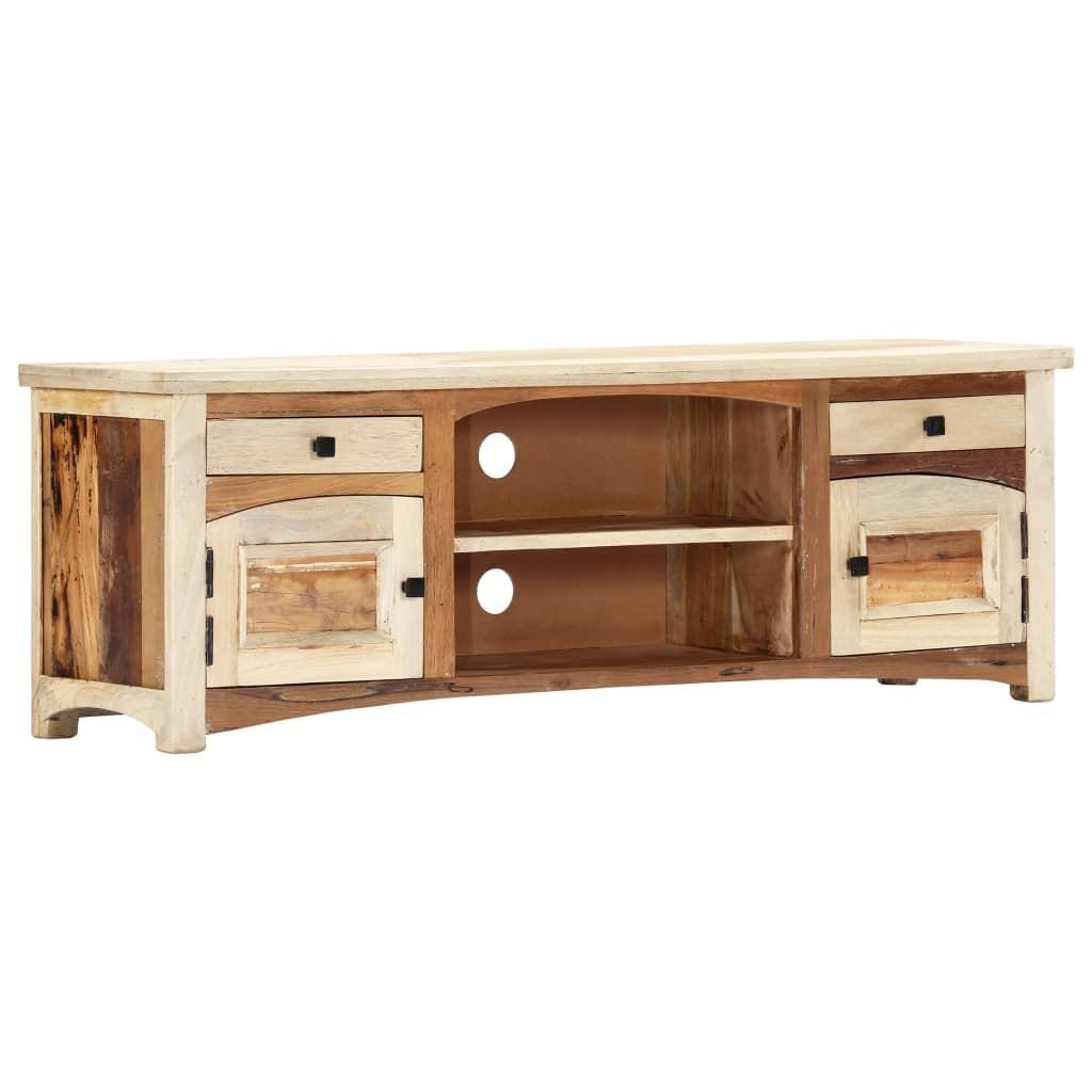 Skab 120x30x40 Massivt Genbrugstræ Stål