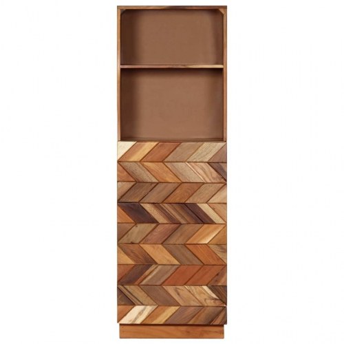 Højskab 40x32x122 cm massivt genbrugstræ