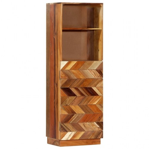 Højskab 40x32x122 cm massivt genbrugstræ