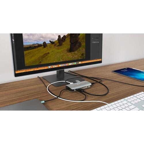 USB-C dockingstation i-Tec C31NANODOCKVGAPD - sølv