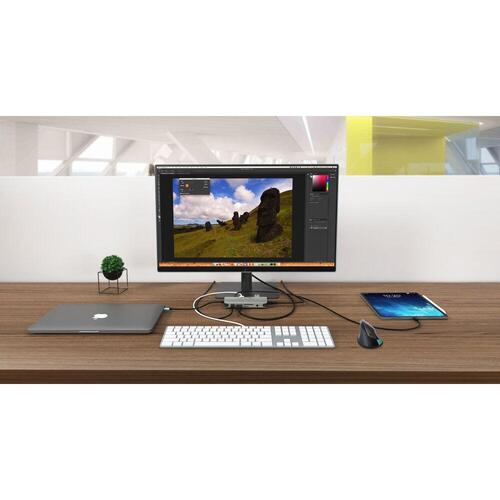 USB-C dockingstation i-Tec C31NANODOCKVGAPD - sølv