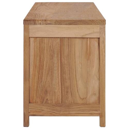 Tv-skab 115x30x40 cm massivt teaktræ