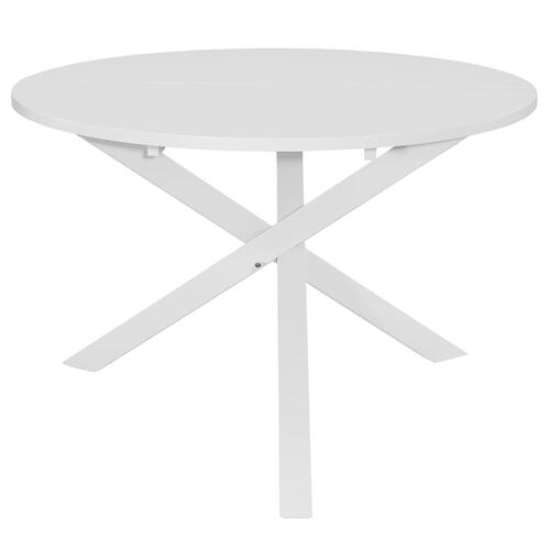 Spisebord 120 x 75 cm MDF hvid