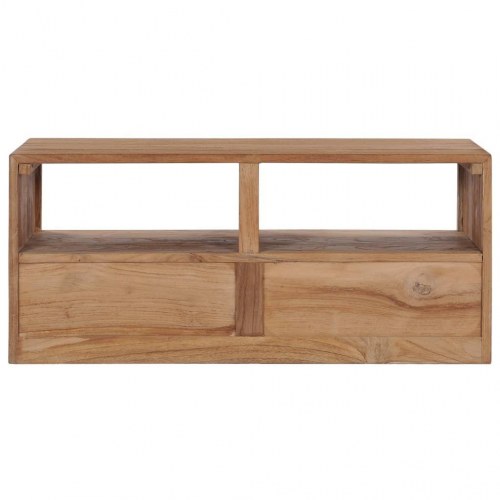 Tv-skab 90x30x40 cm massivt teaktræ