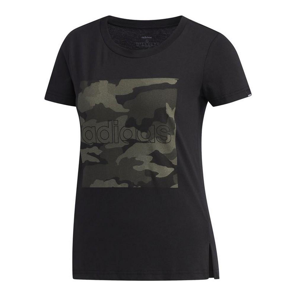 Kortærmet T Shirt Til Kvinder Adidas Boxed Como Graphic Sort S