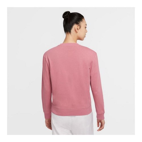 Nike dame sweatshirt Crew, pink - XS, 100% bomuld