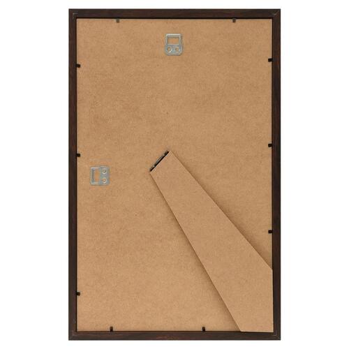 Billedrammer 10 stk. til væg eller bord 10x15 cm MDF sort