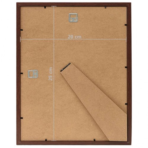 Billedrammer 3 stk. til bord 20x25 cm mørkerød