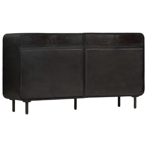 Skænk 140 x 35 x 76 cm massivt genanvendt træ