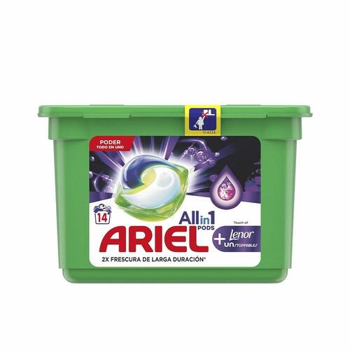 Kapsler Ariel Vaskepulver 3-i-1 Lavendel (14 uds)