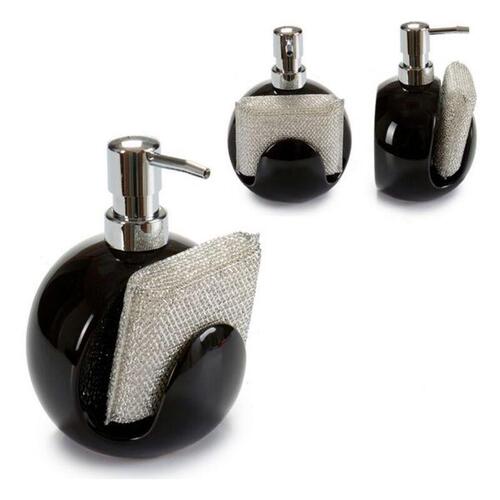 Rengøring til køkkenvask Sæbedispenser (400 ml) Sort