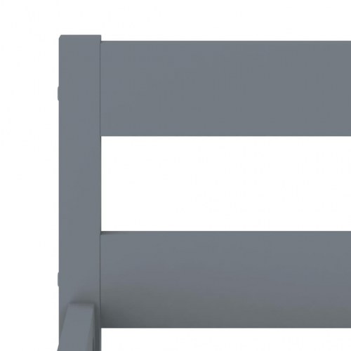 Sengestel i massivt fyrretræ 100 x 200 cm - grå