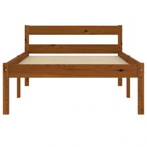 Sengestel i massivt fyrretræ 100 x 200 cm