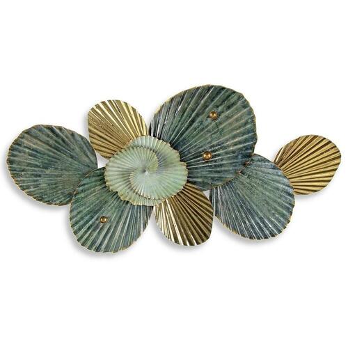 Vægdekoration Versa Metal (7 x 90,2 x 45,1 cm)