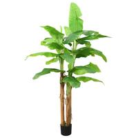 Kunstig bananpalme med potte 300 cm grøn