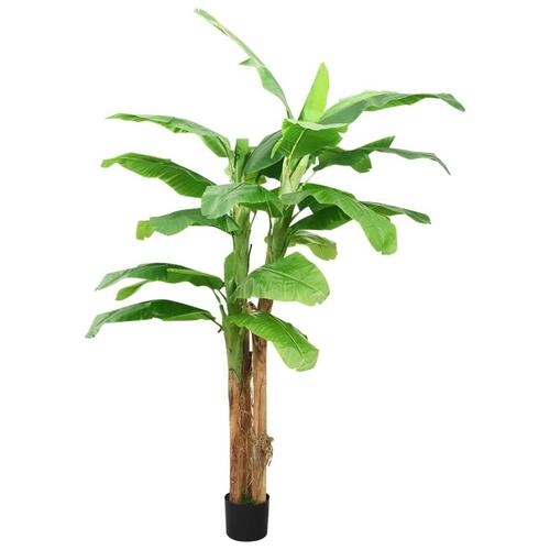 Kunstig bananpalme med potte 300 cm grøn