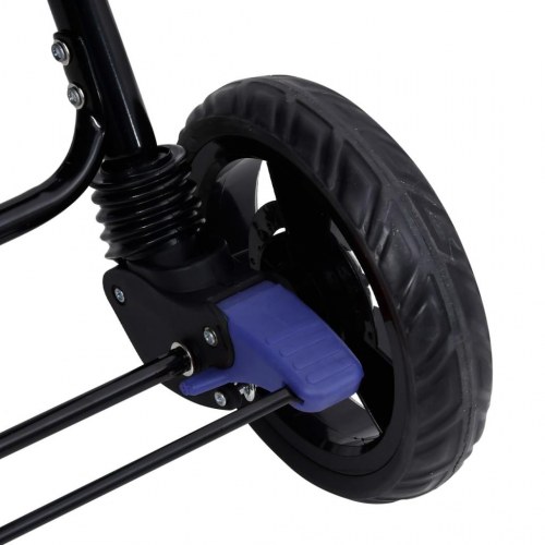 Tvillingeklapvogn stål marineblå