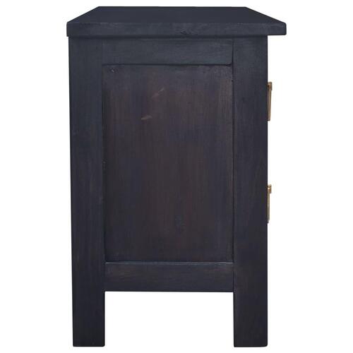 Tv-skab 100x30x45 cm massivt mahognitræ mørkebrun