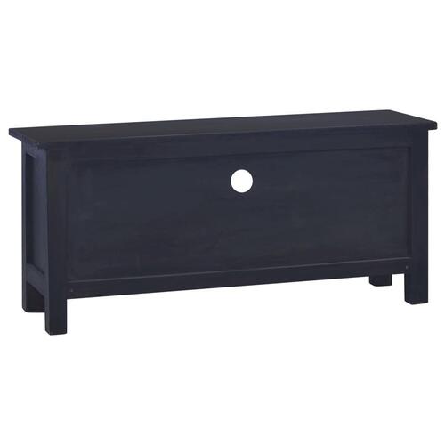 Tv-skab 100x30x45 cm massivt mahognitræ mørkebrun