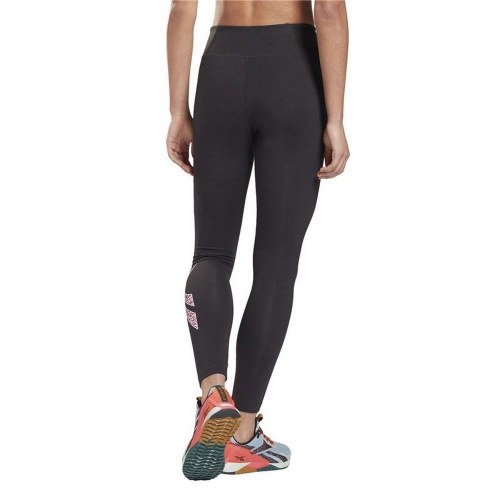Sport leggins til kvinder Reebok Moder Safari Sort - S