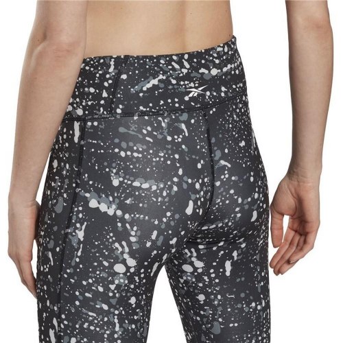 Reebok Workout Ready Printed sportsleggings til kvinder - Sort, str. S