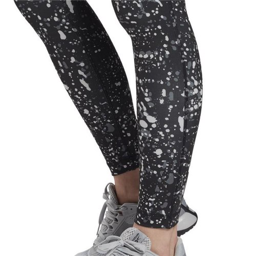 Reebok Workout Ready Printed sportsleggings til kvinder - Sort, str. S