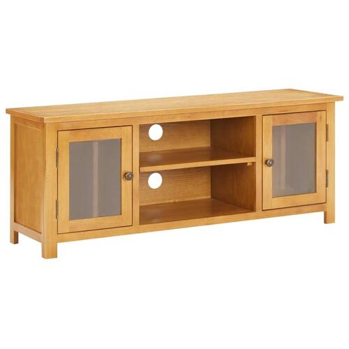 Tv-skab 110x35x44 cm massivt egetræ