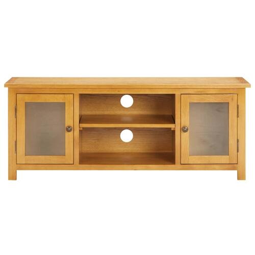 Tv-skab 110x35x44 cm massivt egetræ