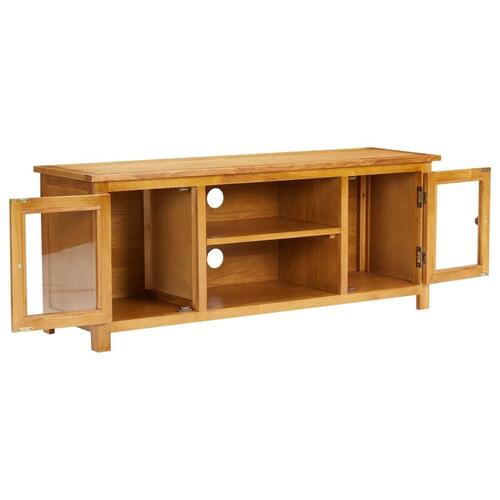 Tv-skab 110x35x44 cm massivt egetræ