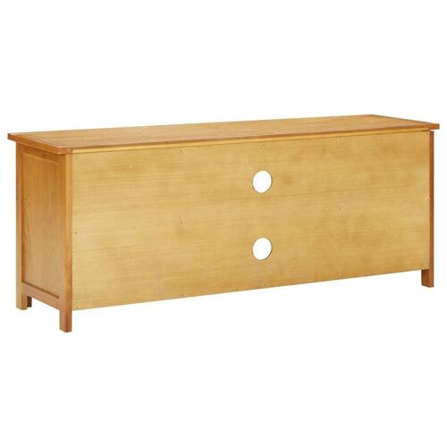 Tv-skab 110x35x44 cm massivt egetræ