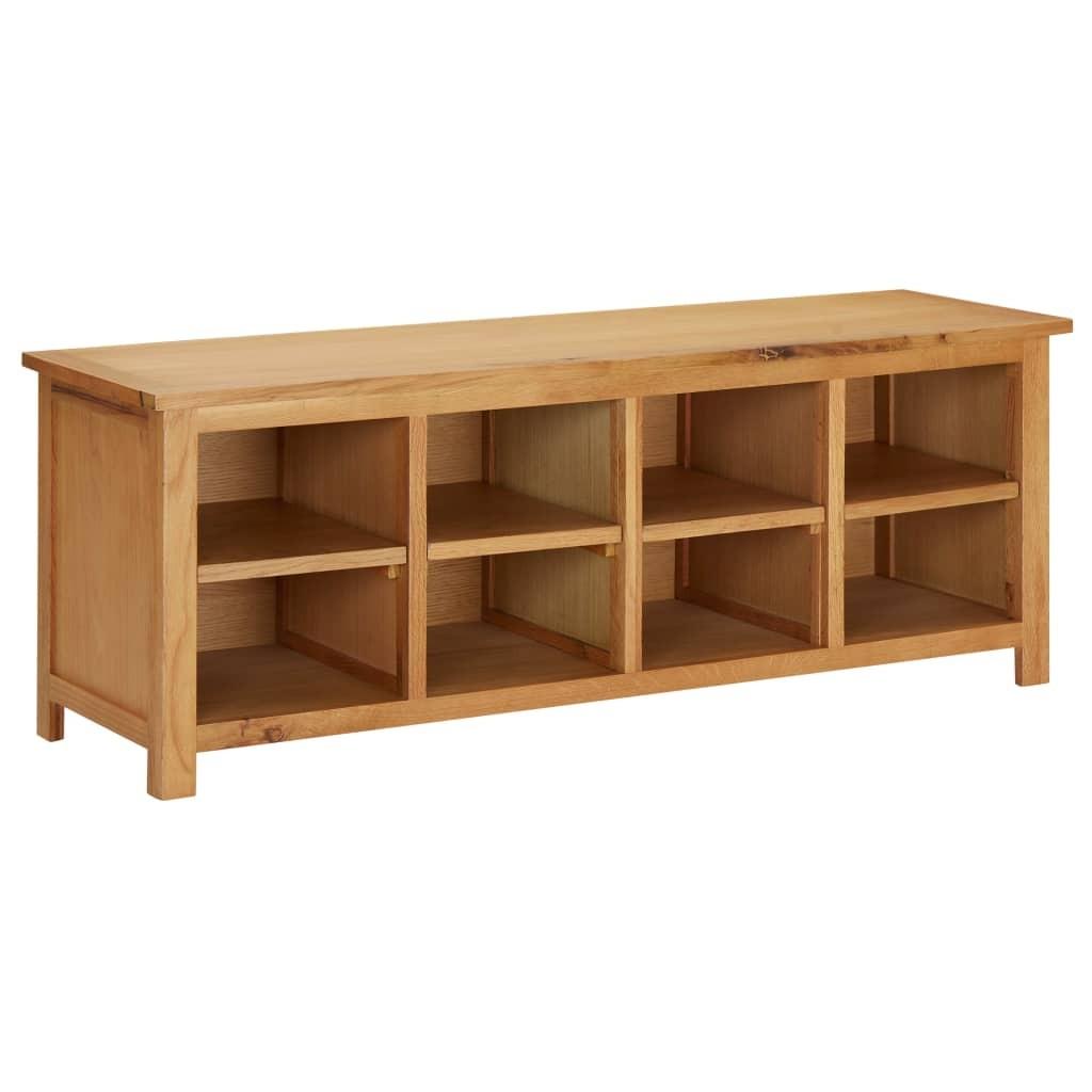 Skoreol 114x37x45 Cm Massivt Egetræ