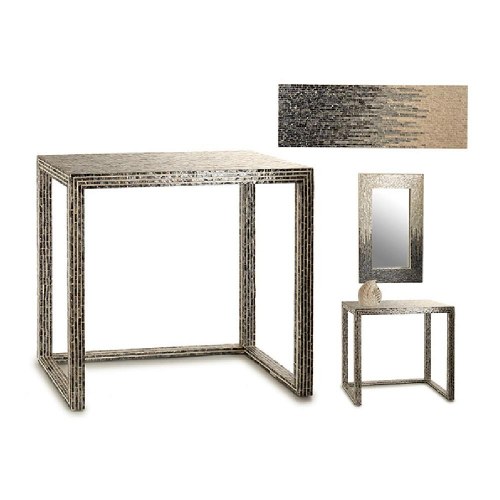 Konsolbord grå perlemor - 30,5 × 78 × 90,5 cm