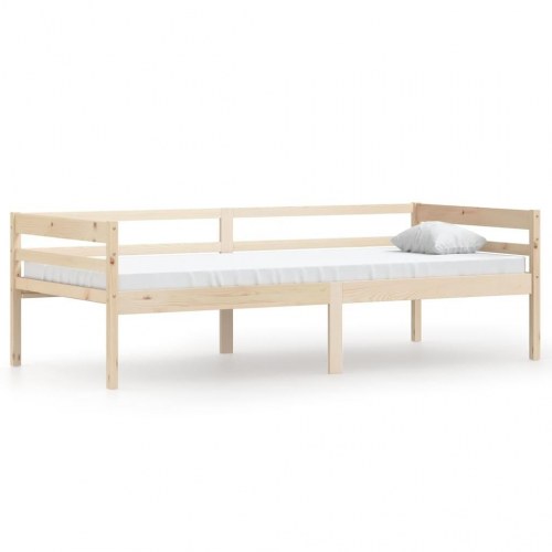 Sengeramme i massivt fyrretræ 90x200 cm - uden madras