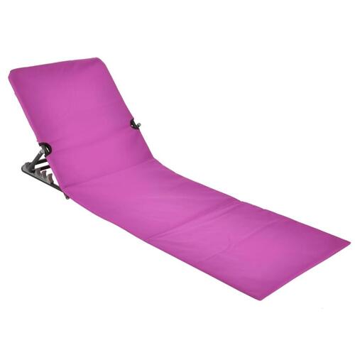 foldbar strandmåttestol PVC pink