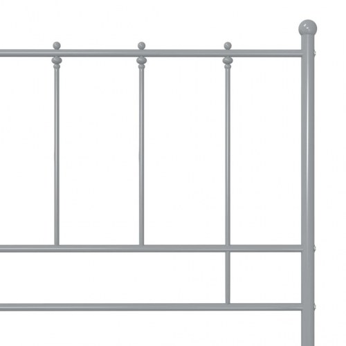 Sengestel 120x200 cm metal grå