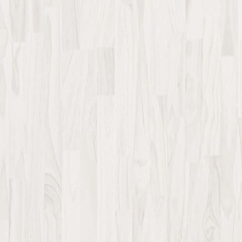 Reol 80x30x210 cm massivt fyrretræ hvid