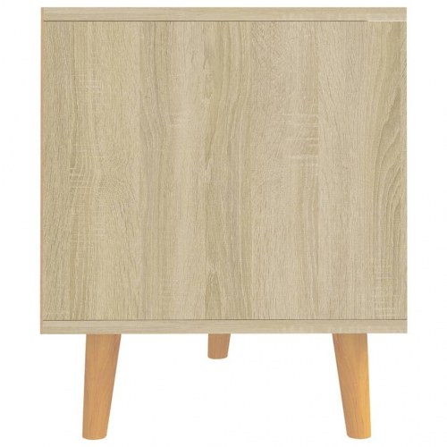 Tv-bord 90x40x48,5 cm konstrueret træ sonoma-eg