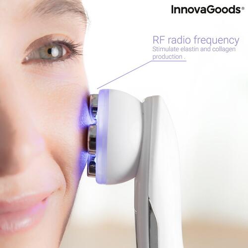 Ansigtsmassager med radiofrekvens, lysbehandling og elektrostimulering Wace InnovaGoods