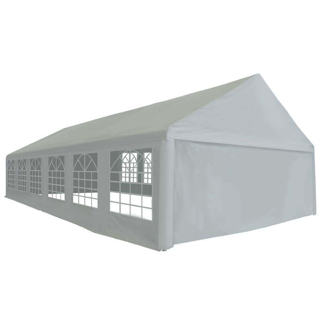 Festtelt PE 6x12 m grå