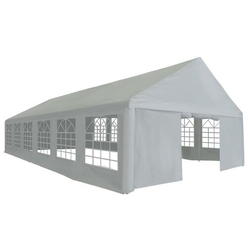 Festtelt PE 6x12 m grå