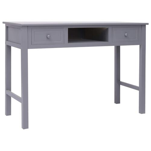 Skrivebord 110 x 45 x 76 cm træ grå