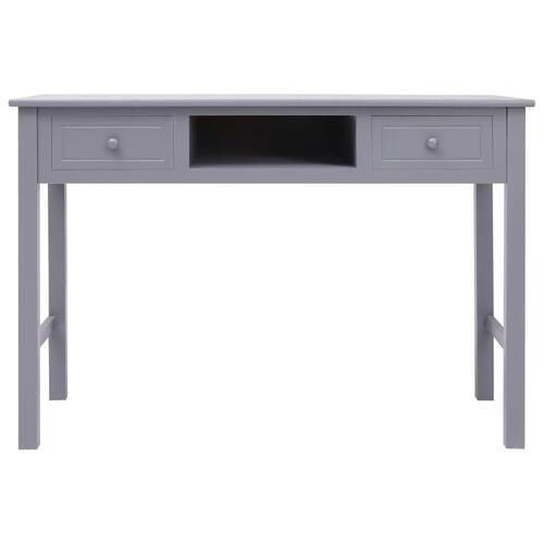 Skrivebord 110 x 45 x 76 cm træ grå