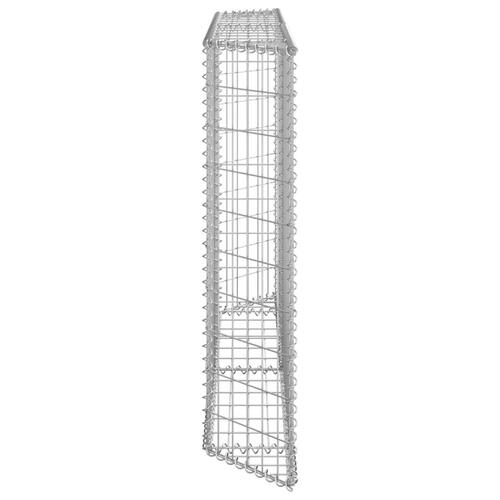 Gabion-højbed 150x20x100 cm trapezformet galvaniseret stål