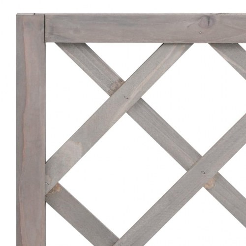 Plantekasse med espalier - grå 70 x 30 x 135 cm