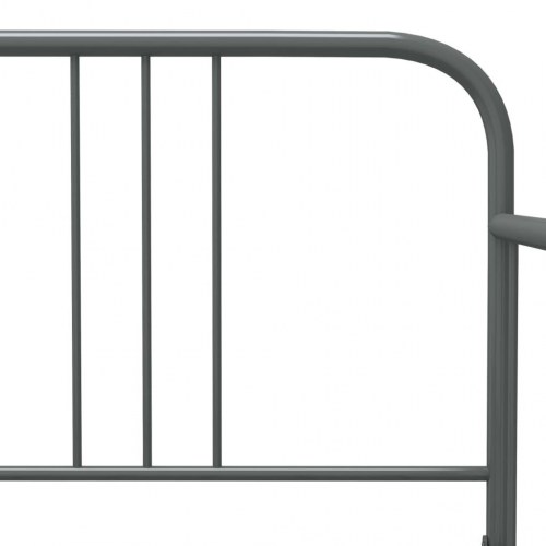 Sengestel til udtræksseng 90×200 cm - metal, grå