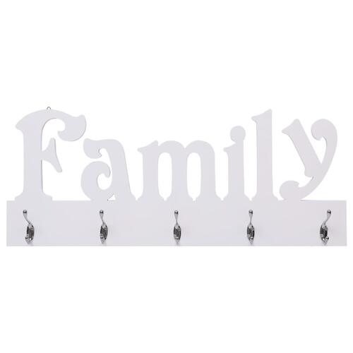 Vægophængt knagerække FAMILY 74 x 29,5 cm