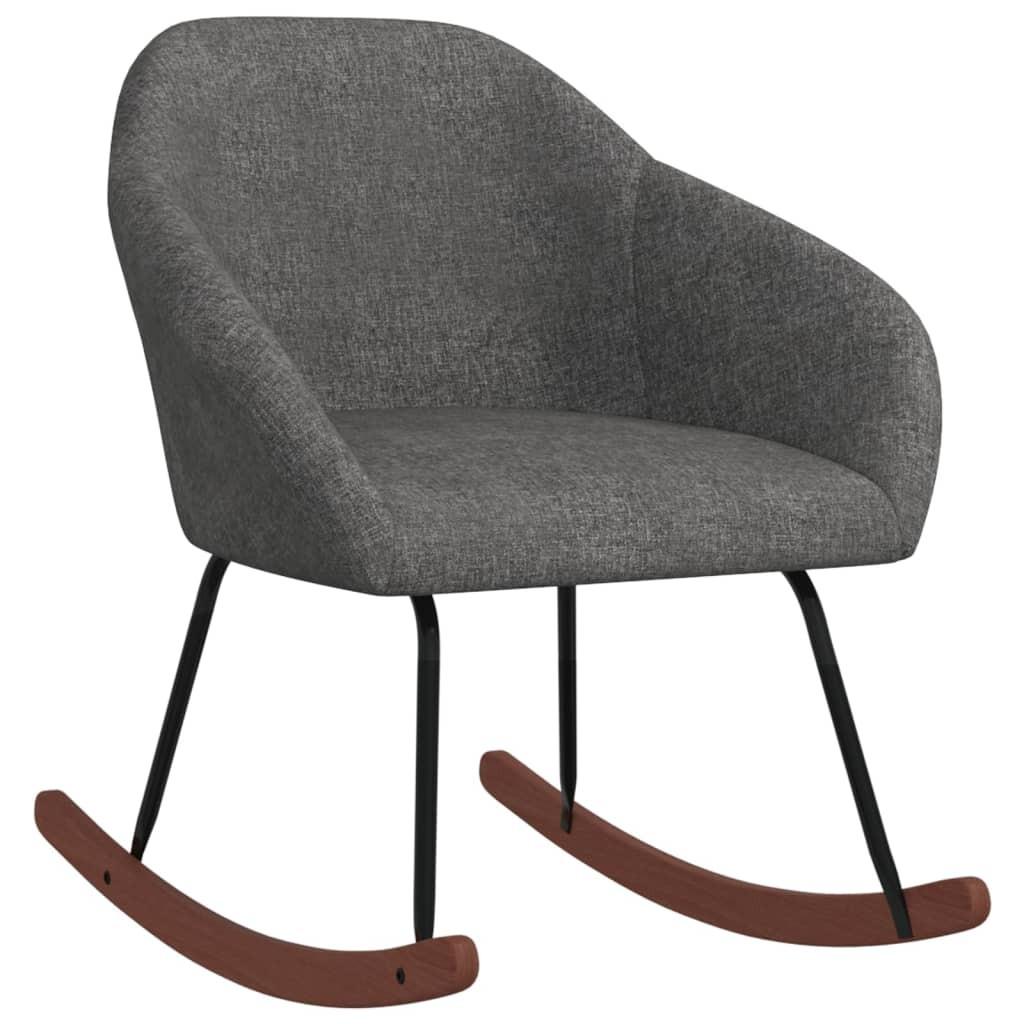 Gyngestol stof mørkegrå