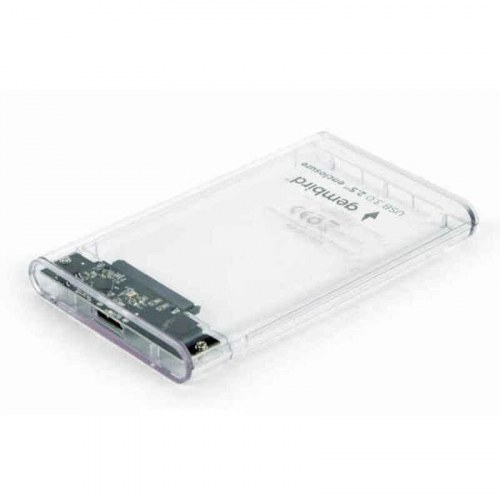 Harddisk-kabinet 2,5" USB 3.0 - GEMBIRD (gennemsigtig)
