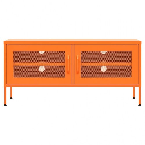 Tv-skab 105x35x50 cm stål Orange